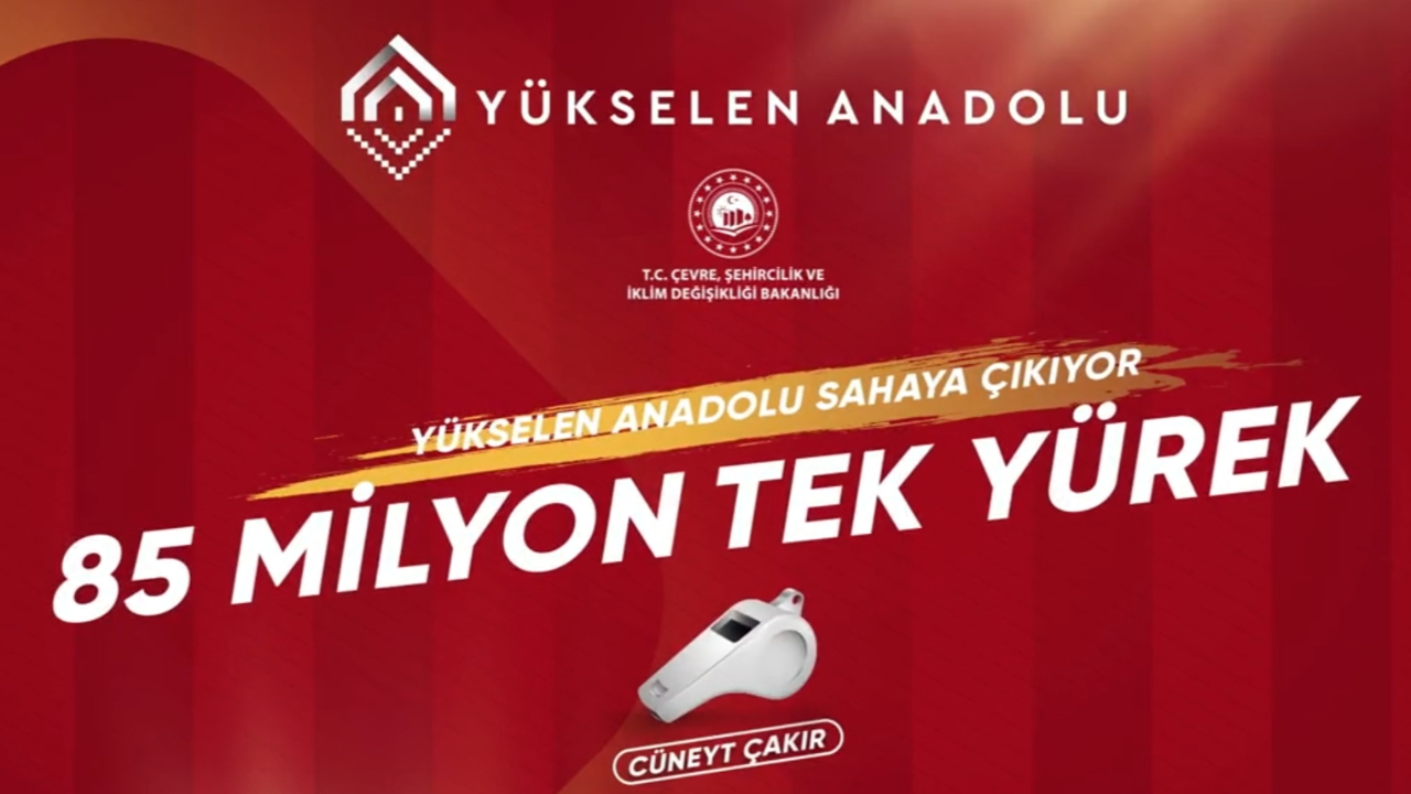 Depremzedeler çocuklar, ünlü futbolcular ve Bakan Kurum sahaya çıkıyor: Yükselen Anadolu
