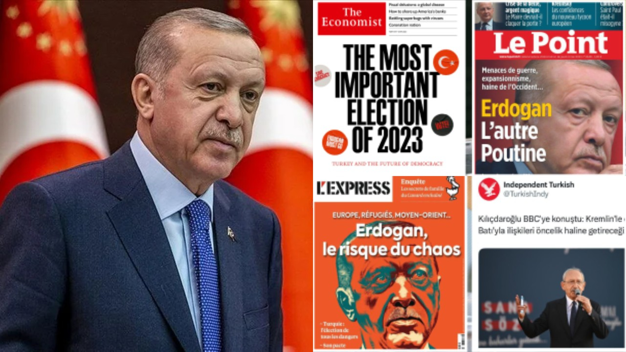 Hep bir ağızdan batının Recep Tayyip Erdoğan nefreti! Seçimlere yön vermeye çalışıyorlar...