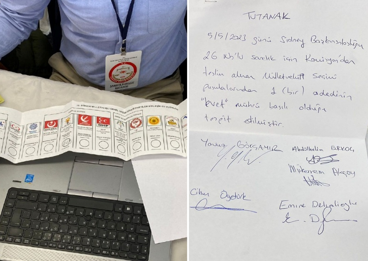 Açılmamış oy pusulasında AK Parti'ye 'Evet' mührü! YSK AK Parti temsilcisinden açıklama geldi: İhbar eden biziz!