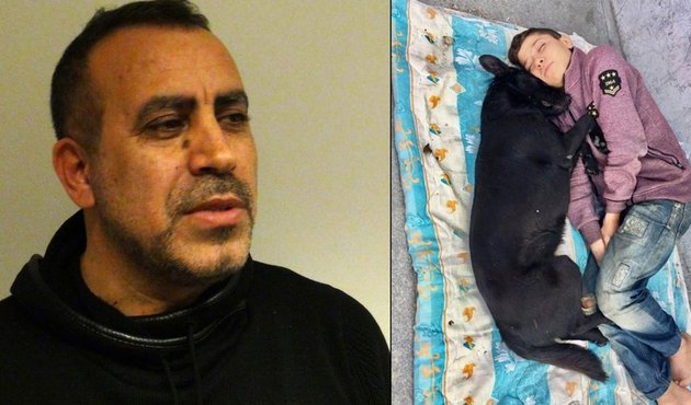Köpeğe sarılıp yatan çocuğun kim olduğunu Haluk Levent açıkladı...