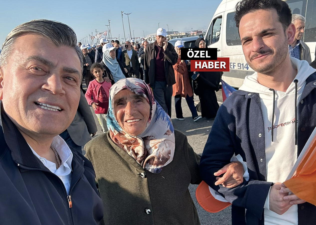 Dev mitingden ilginç kareler! 87 yaşındaki Medine Nine mitinge geldi!