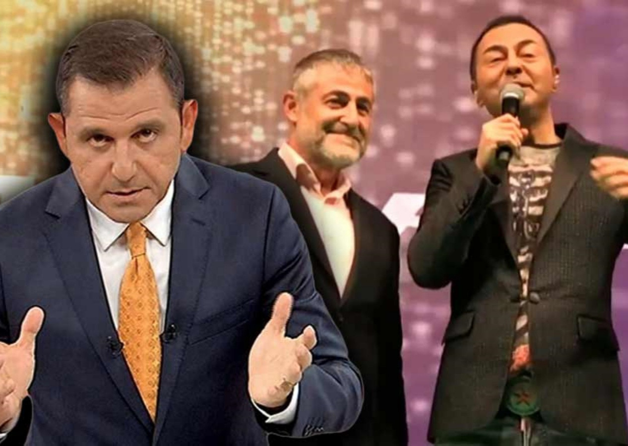 Bakan Nebati ile sahnede şarkı söyleyen Serdar Ortaç'a Fatih Portakal'dan tepki: Omurgasız biri!