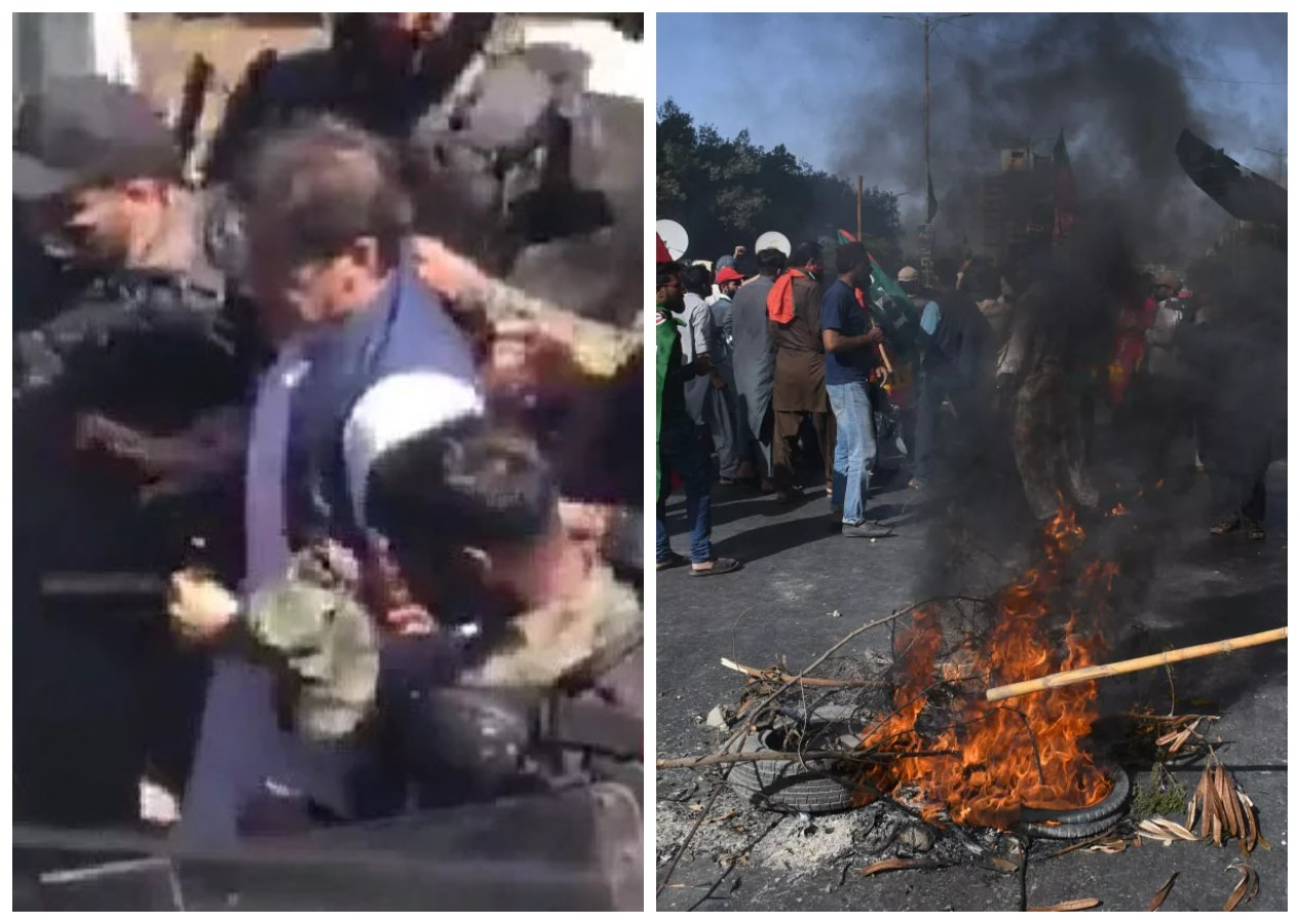 Eski Pakistan Başbakanı İmran Han tutuklandı! Ülke ateşe verildi...