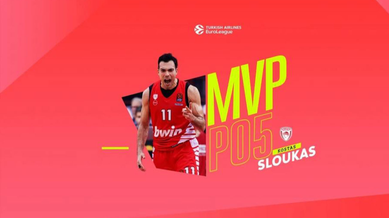 5. maçların MVP'si Kostas Sloukas