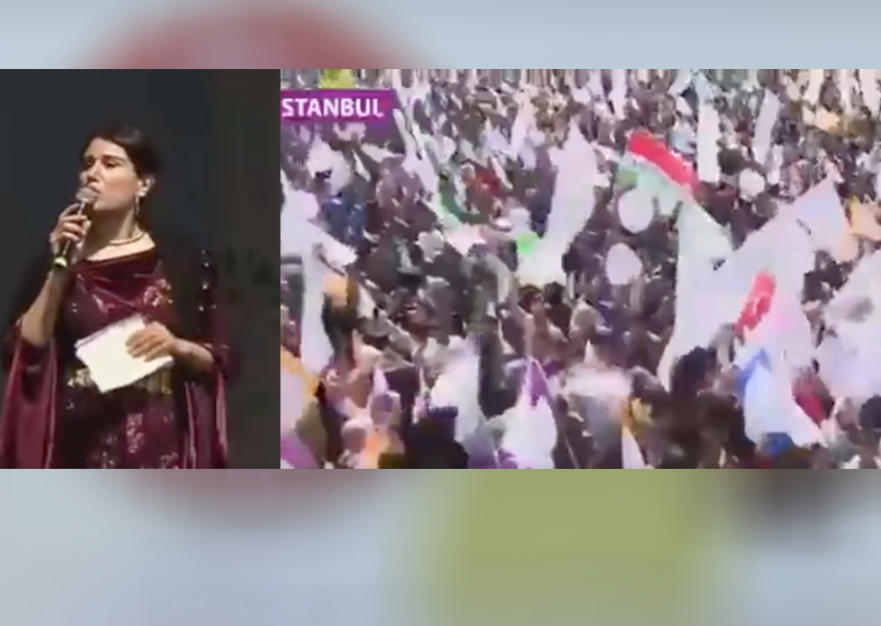HDP, Türk bayrağından rahatsız oldu! Böyle anons yaptılar