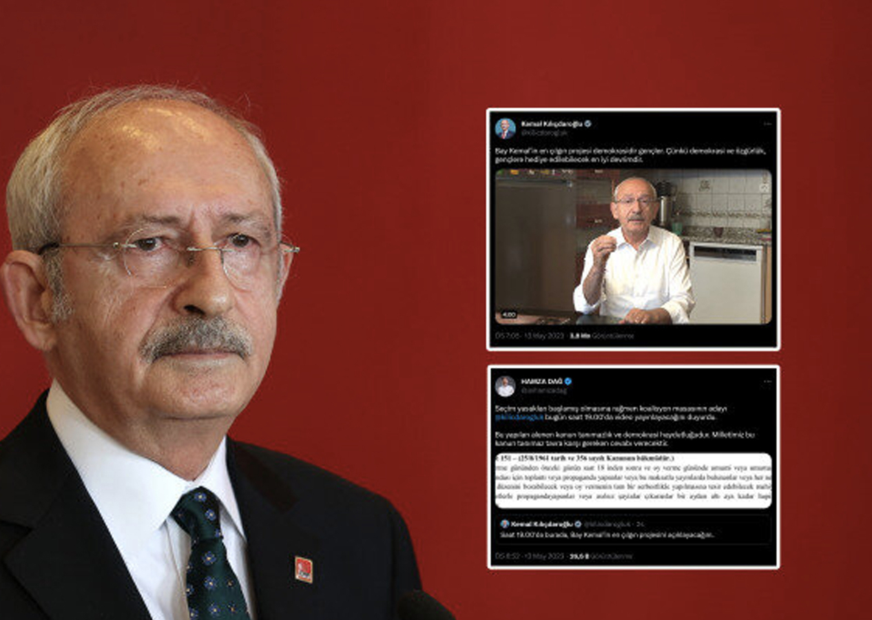 Kemal Kılıçdaroğlu seçim yasaklarını deldi!