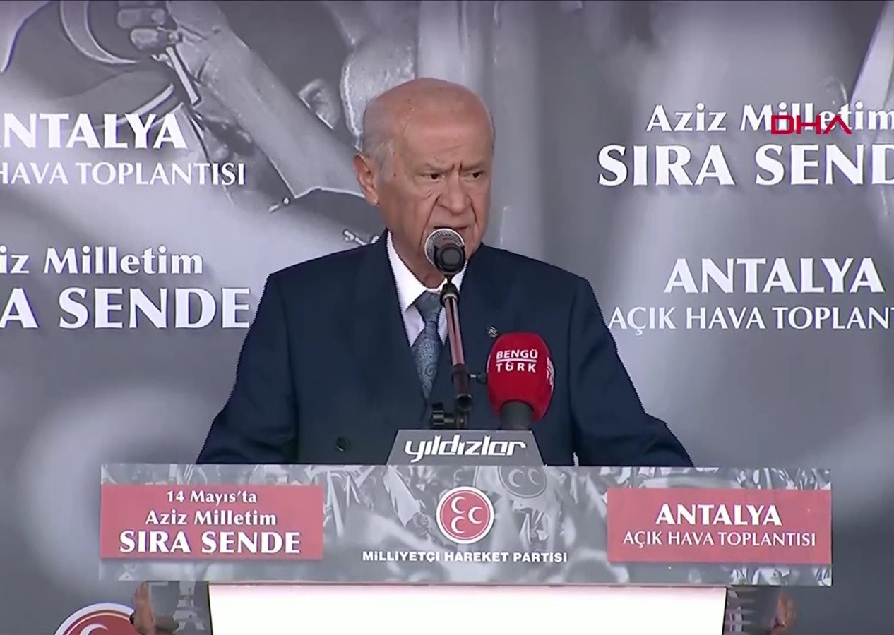 MHP lideri Devlet Bahçeli: Yolumuzu kesmek istiyorlar, müsaade etmeyiniz!