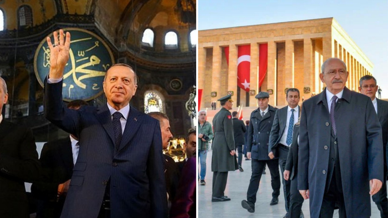 Son programları netleşti! Erdoğan Ayasofya'da, Kılıçdaroğlu Anıtkabir'de...