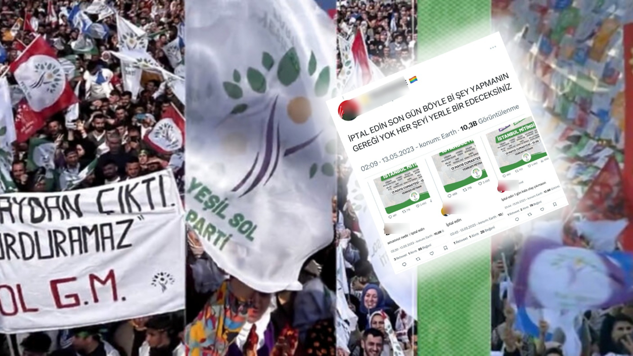 Terör mitingini engelleyemediler! CHP'nin 'Yeşil Sol Parti bize zarar verecek' korkusu