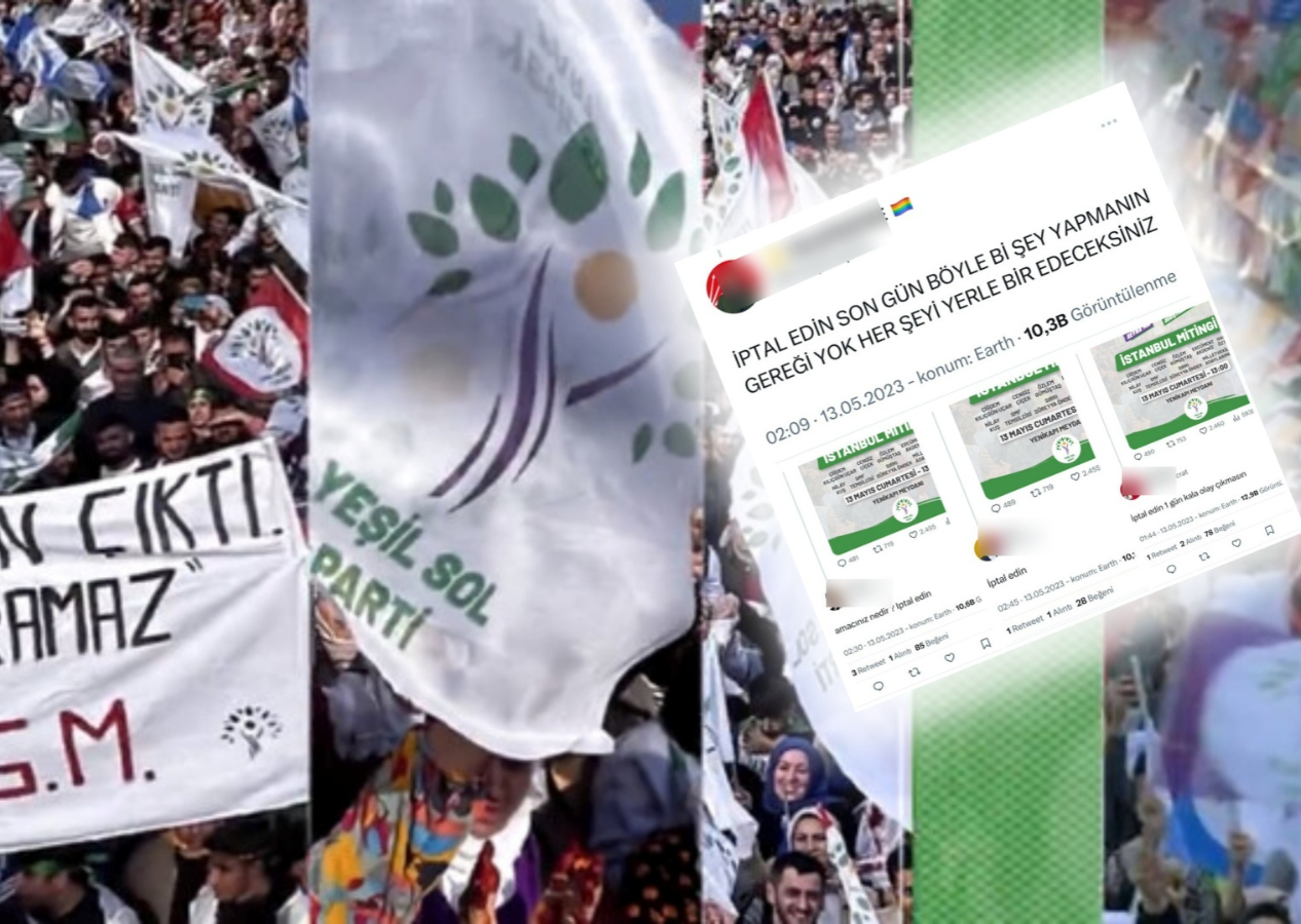 Terör mitingini engelleyemediler! CHP'nin 'Yeşil Sol Parti bize zarar verecek' korkusu