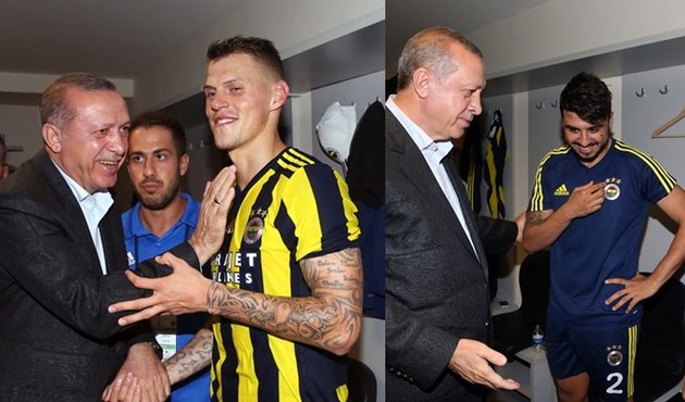 Cumhurbaşkanı Erdoğan'an Fenerbahçe'ye tebrik...