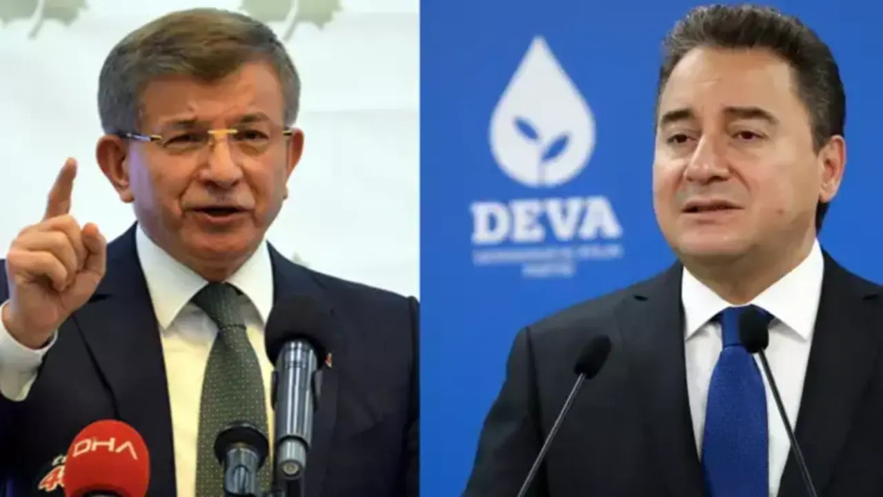 Gelecek Partisi Genel Başkanı Ahmet Davutoğlu ve DEVA Partisi Genel Başkanı Ali Babacan'dan açıklama!