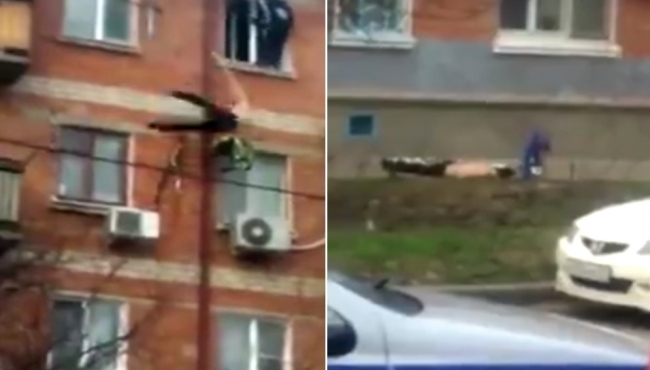 Polisten kaçarken 5. kattan düştü!