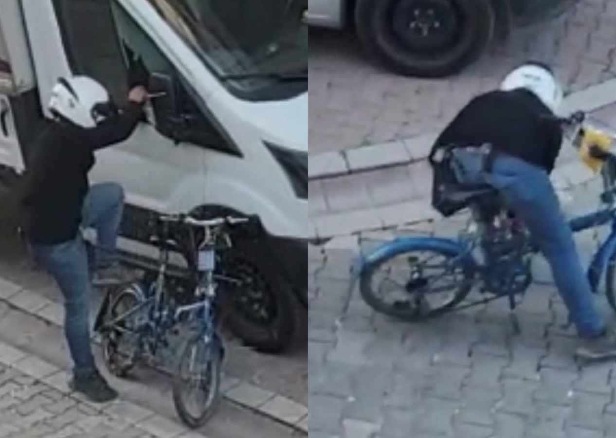 Acemi hırsızın halleri güldürdü: Komedi filmlerini aratmadı