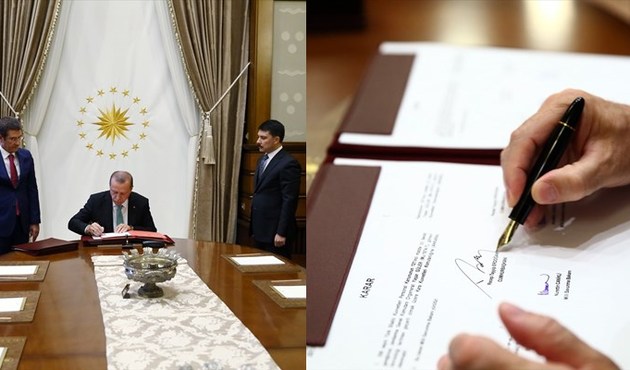Cumhurbaşkanı Erdoğan, YAŞ kararlarını imzaladı...