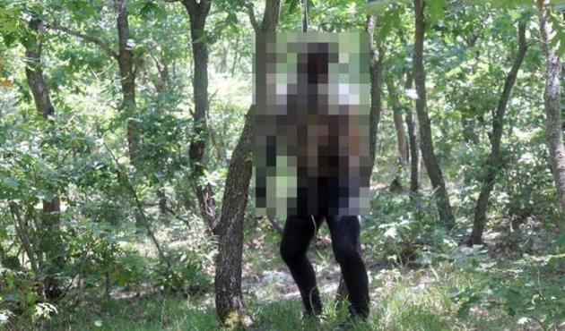 Tekirdağ'da dehşet! Ormanlık alanda ağaca asılı bulundu