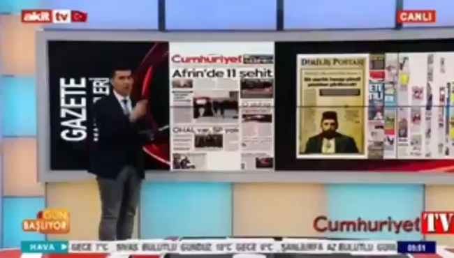 Canlı yayında korkunç tehdit ifadeleri...