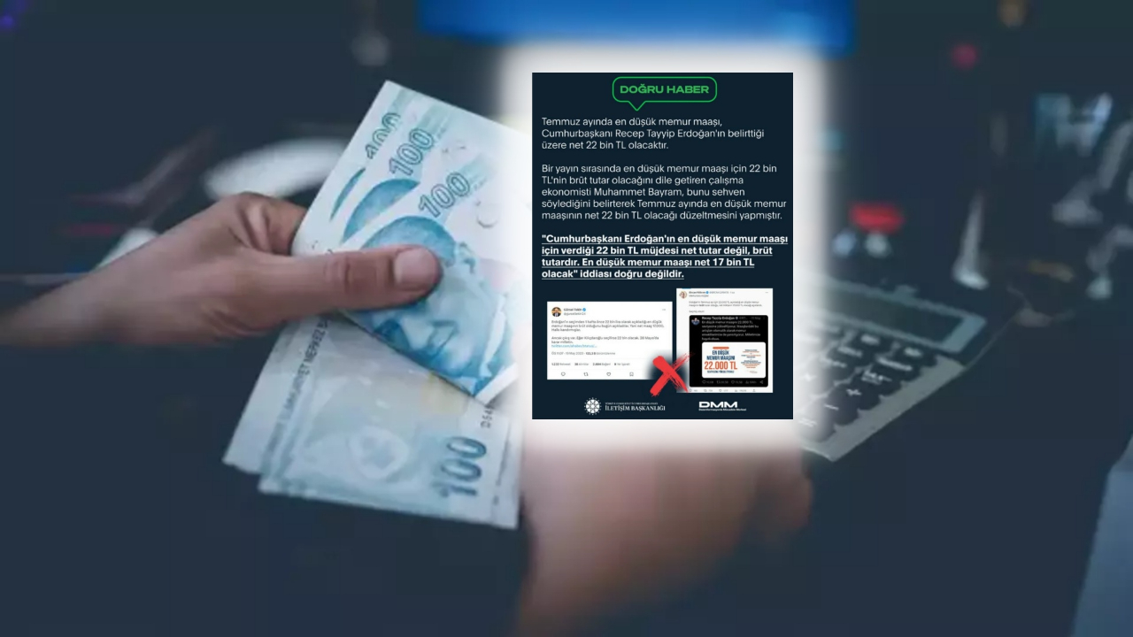 İletişim Başkanlığı'ndan memur maaşı iddialarına yalanlama!