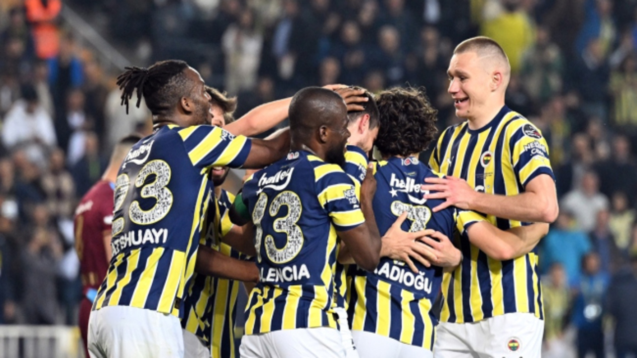 Fenerbahçe 3 - 1 Trabzonspor | Maçın geniş özeti...