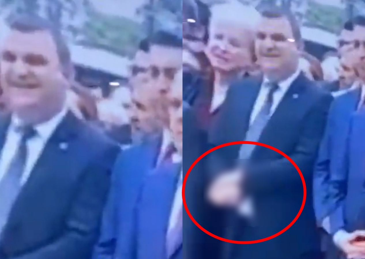 CHP Tekirdağ İl Başkanı depremzedelerle ilgili haber yapan gazeteciye el hareketi çekti