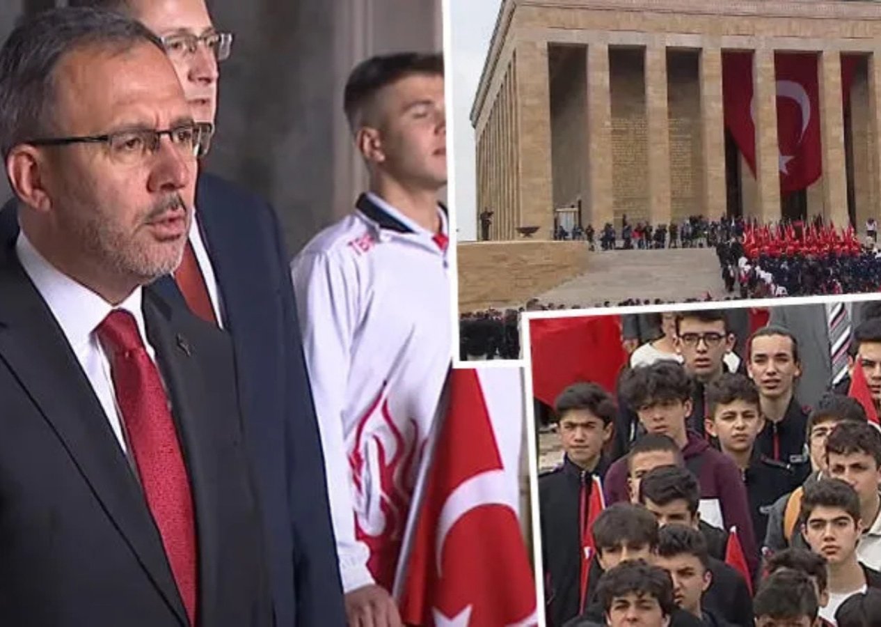 81 ilden gençler Anıtkabir'de! Bakan Kasapoğlu: Yarınlar gençlerimizle birlikte daha aydınlık olacak
