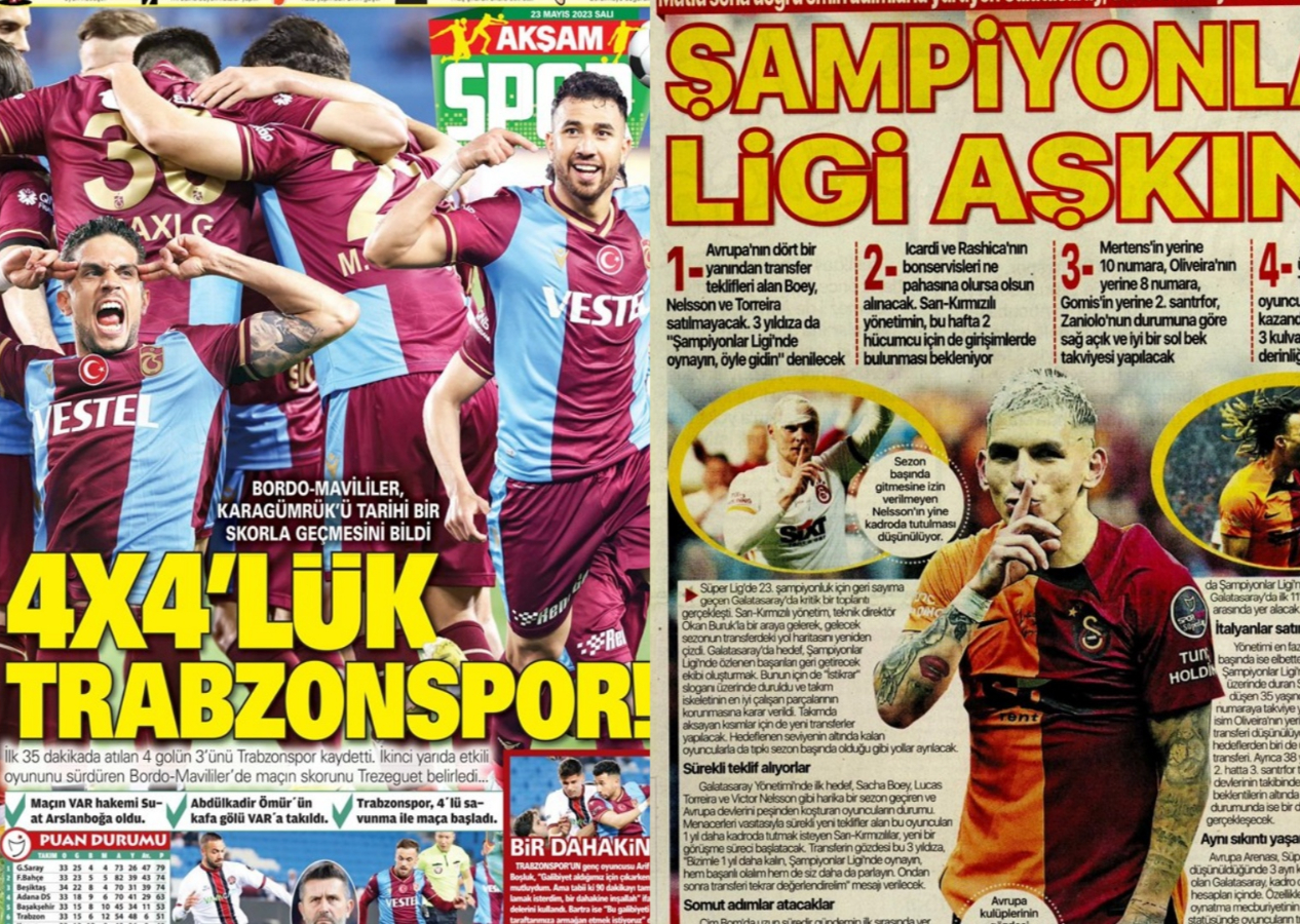 Galatasaray'ın Şampiyonlar Ligi planı - Sporda günün manşetleri
