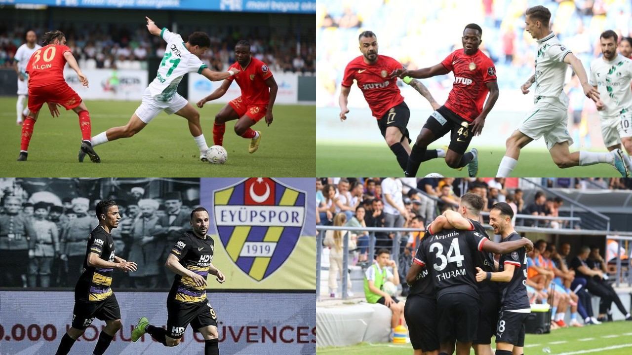 Spor Toto 1. Lig'de play-off eşleşmeleri belli oldu!