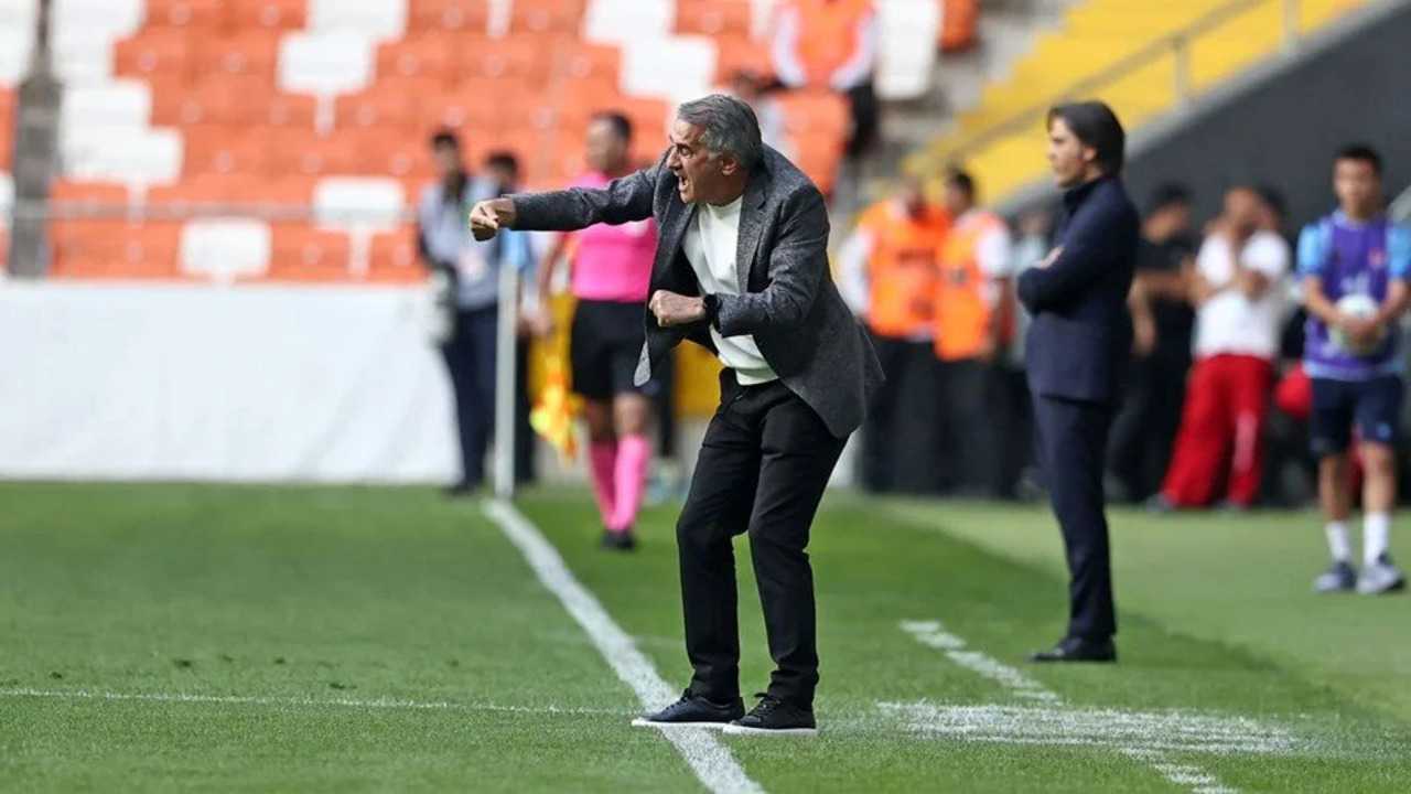 Beşiktaş Teknik Direktörü Şenol Güneş Adana Demirspor galibiyeti sonrası konuştu: Bu lig mantık dışı...