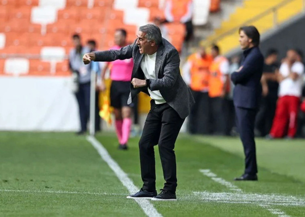 Beşiktaş Teknik Direktörü Şenol Güneş Adana Demirspor galibiyeti sonrası konuştu: Bu lig mantık dışı...