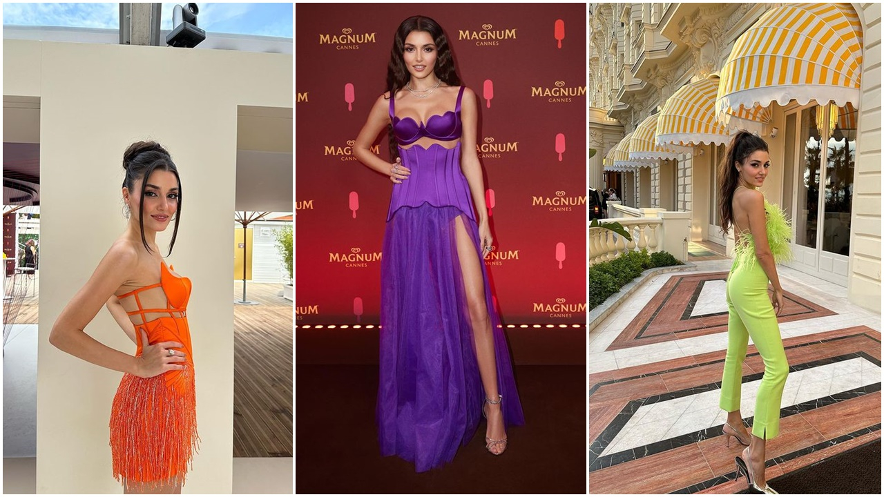 Cannes'da Hande Erçel rüzgarı esti! Şıklığıyla göz kamaştıran ünlü oyuncu kombinleri için servet ödedi