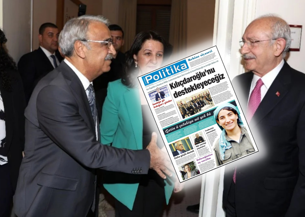 PKK gazetesi Kemal Kılıçdaroğlu'na desteğini manşetten verdi!