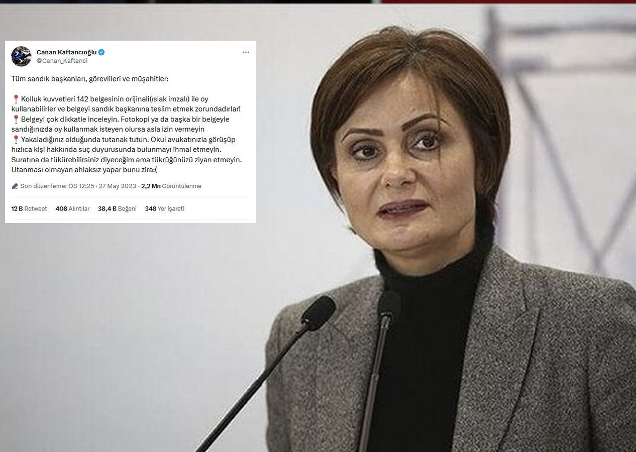 Canan Kaftancıoğlu, Türk Emniyeti ve Jandarmasını hedef aldı