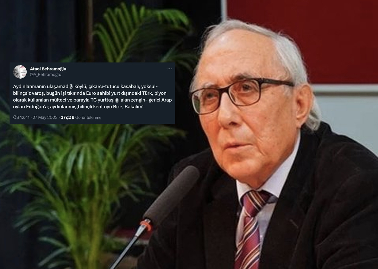 Ataol Behramoğlu skandal sözlerine bir yenisini ekledi! Erdoğan'a oy verenlere 'Varoş, köylü' yakıştırması