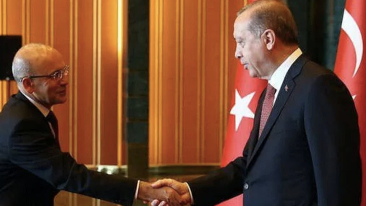 Cumhurbaşkanı Erdoğan, Mehmet Şimşek ile görüştü