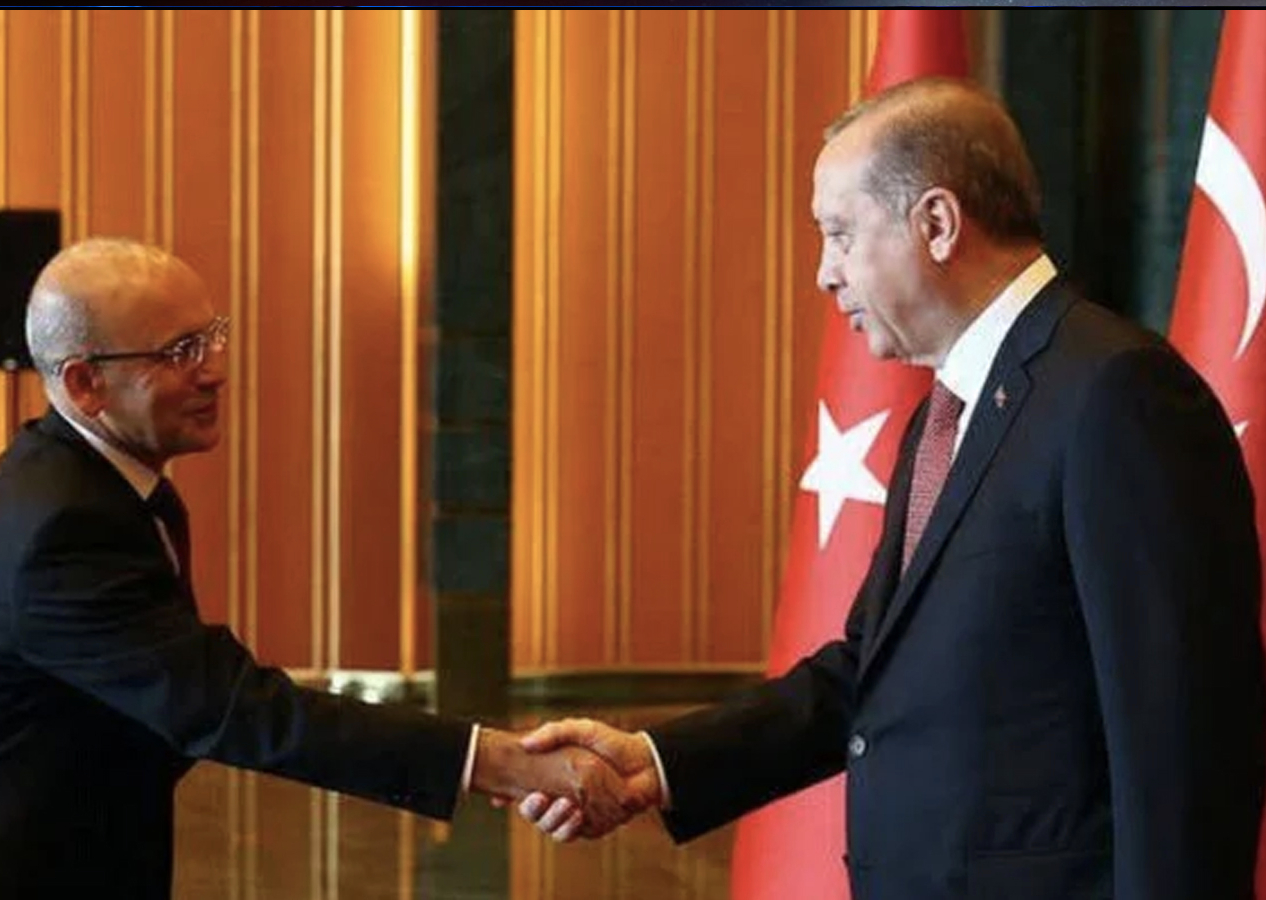Cumhurbaşkanı Erdoğan, Mehmet Şimşek ile görüştü
