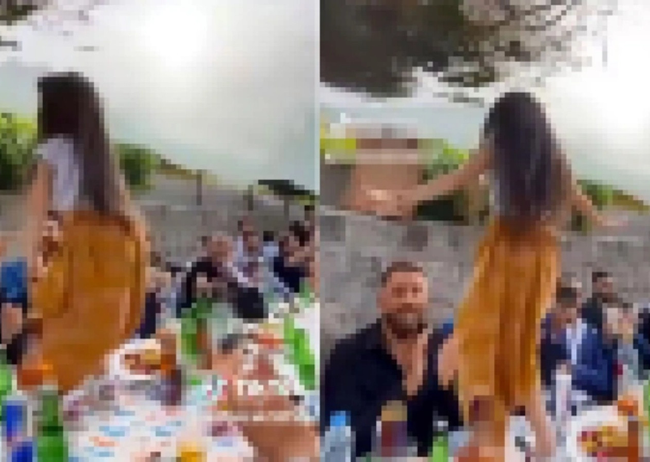 Kayseri'de bir düğünde alkol masasına küçük kızı çıkarıp oynattılar! Bakanlık duyurdu: Gözaltına alındı!