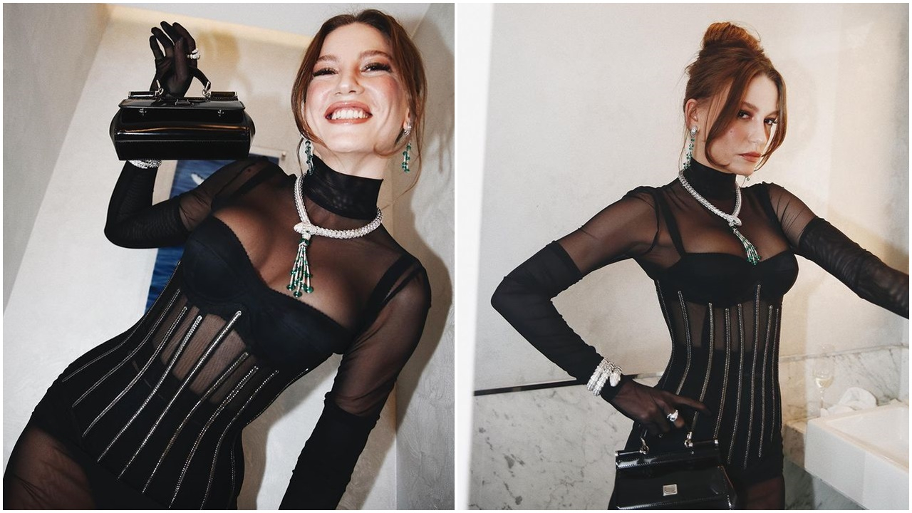 Serenay Sarıkaya'nın annesi düzgün fiziği ile genç kızlara taş çıkarttı
