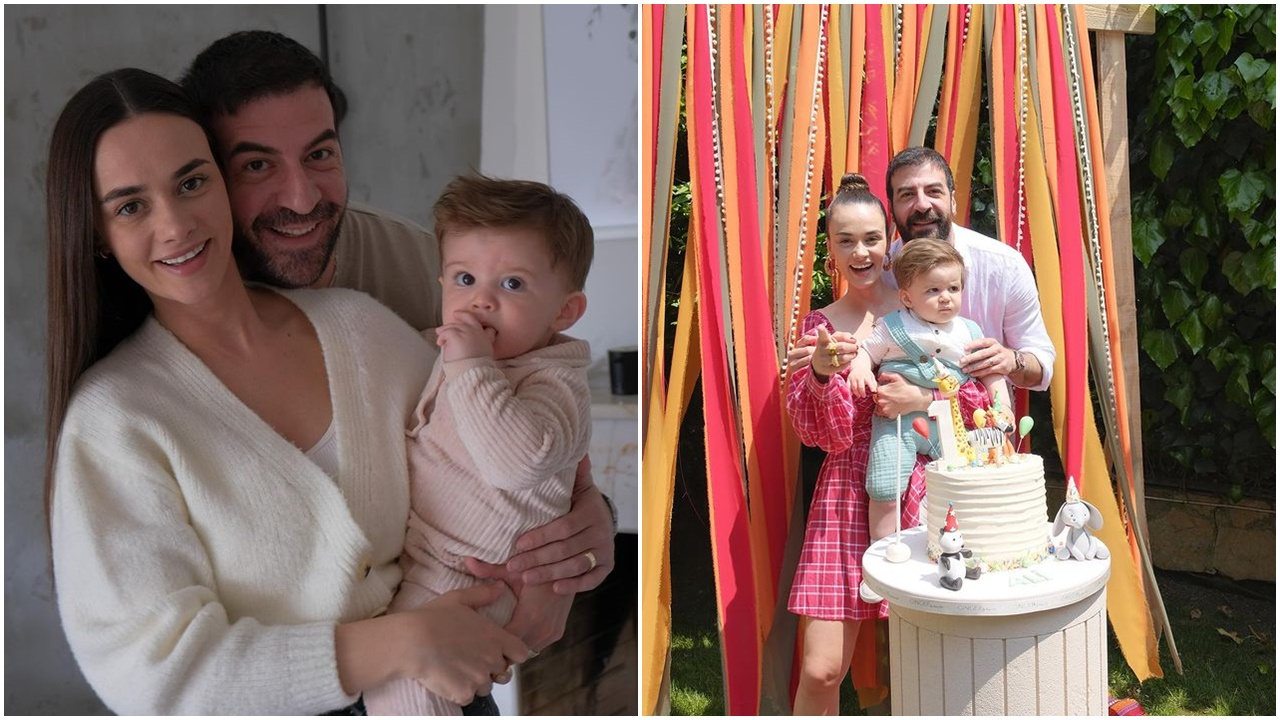 Hande Soral ile İsmail Demirci, oğulları Ali'nin birinci yaş gününü kutladı!