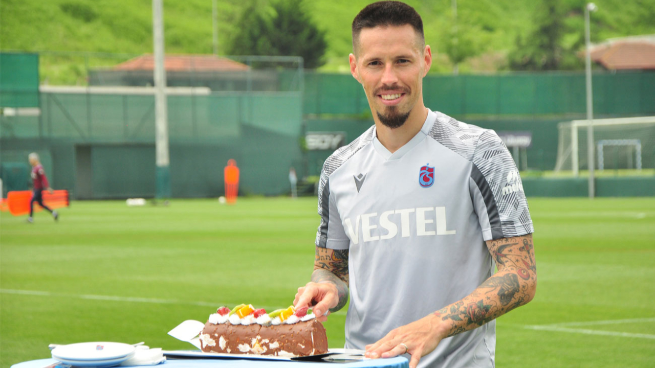 Marek Hamsik'e veda pastası