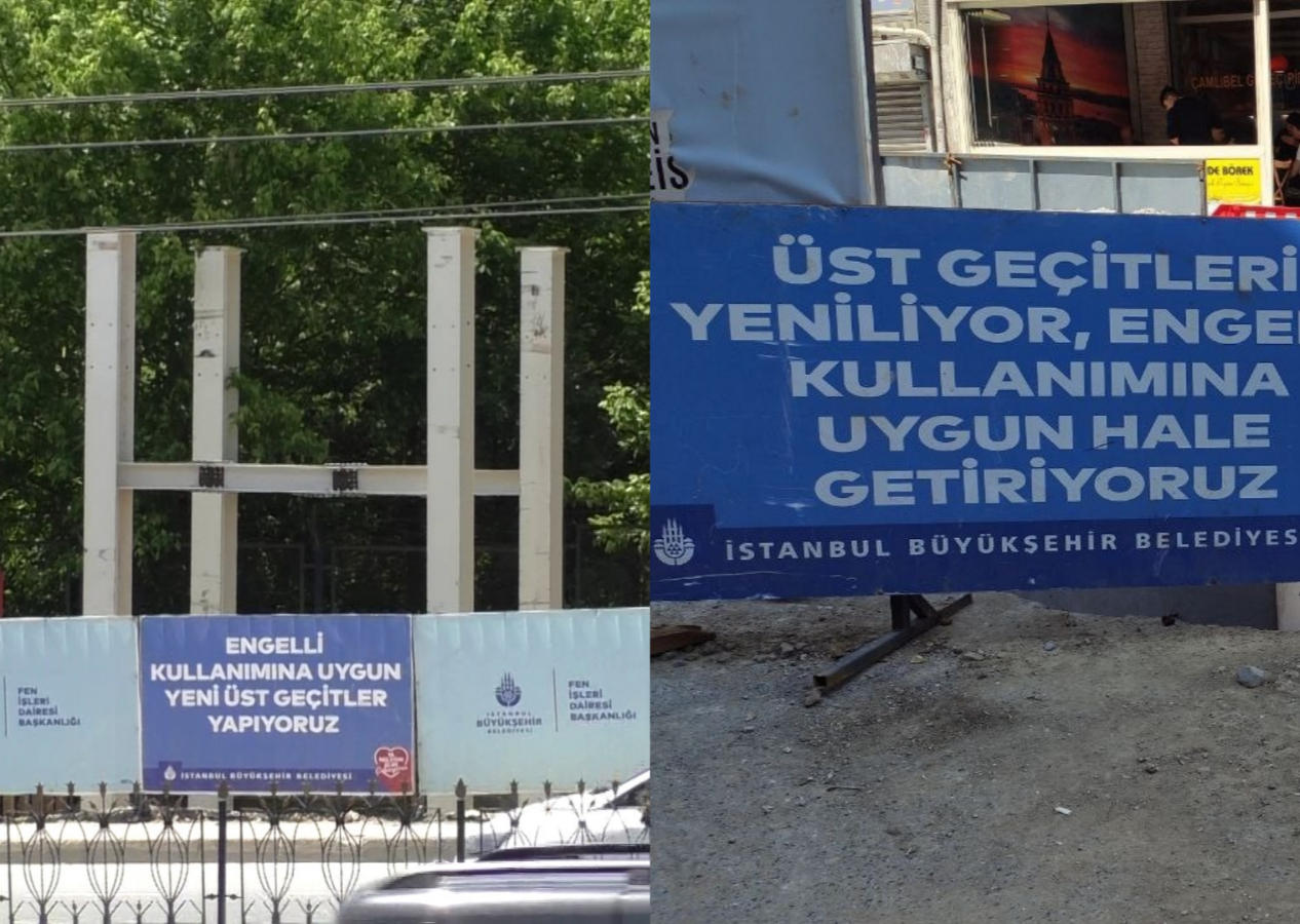 İstanbullunun İmamoğlu çilesi bitmiyor! 3 aydır tamamlanmayan üst geçit vatandaşı isyan ettirdi: "İmamoğlu yapamıyorsa bıraksın biz yapalım"