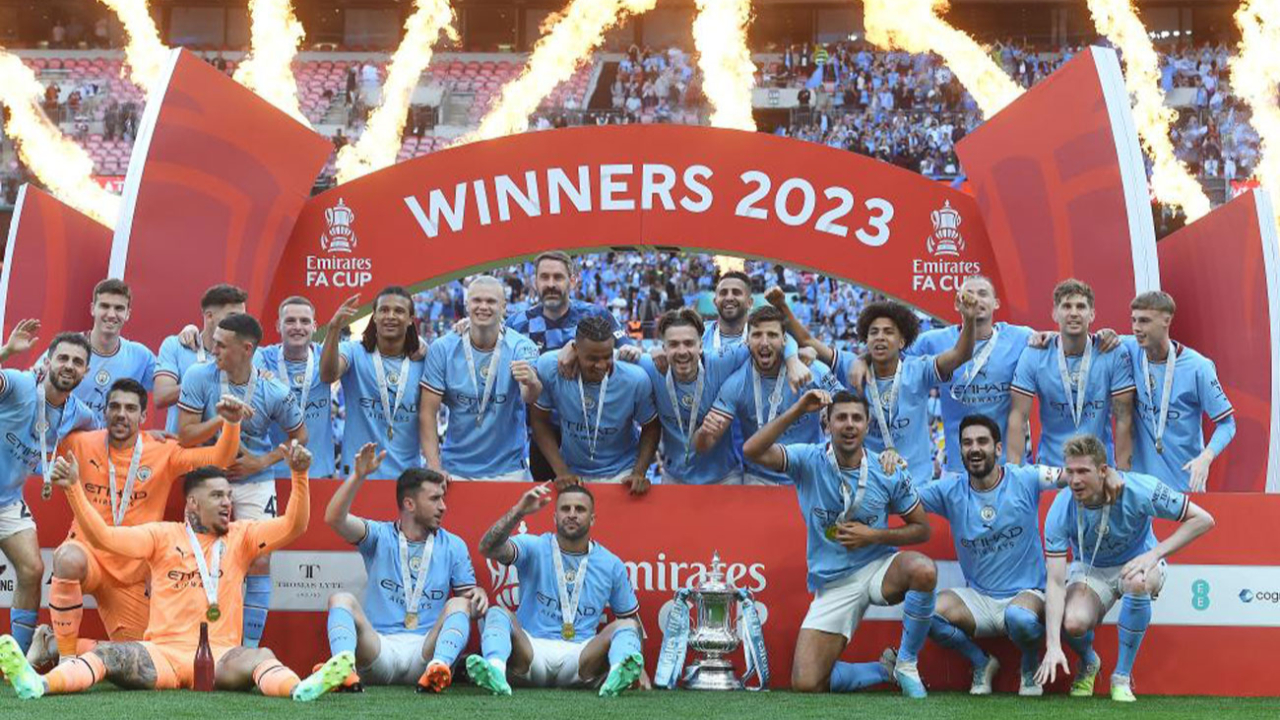 FA Cup'ın sahibi Manchester City
