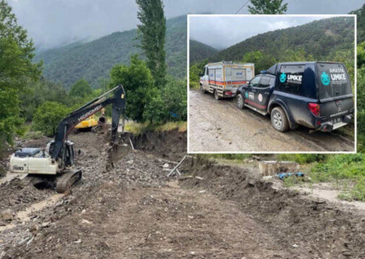 Amasya'dan acı haber: Sel sularına kapılan 2 kişiden birinin cansız bedenine ulaşıldı!