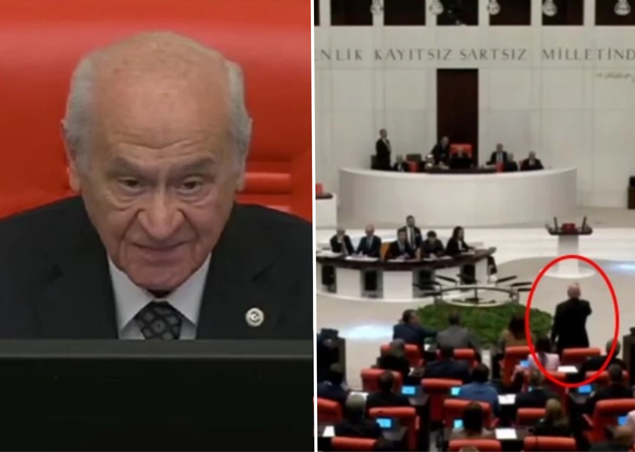 Meclis'e damga vuran anlar! Bahçeli, CHP'li Tanal'a ayar verdi! Alkış tufanı koptu...