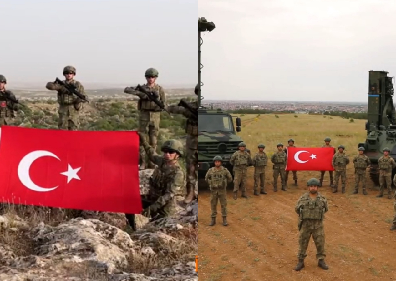Mehmetçik'ten duygulandıran ve gururlandıran Babalar Günü kutlaması!