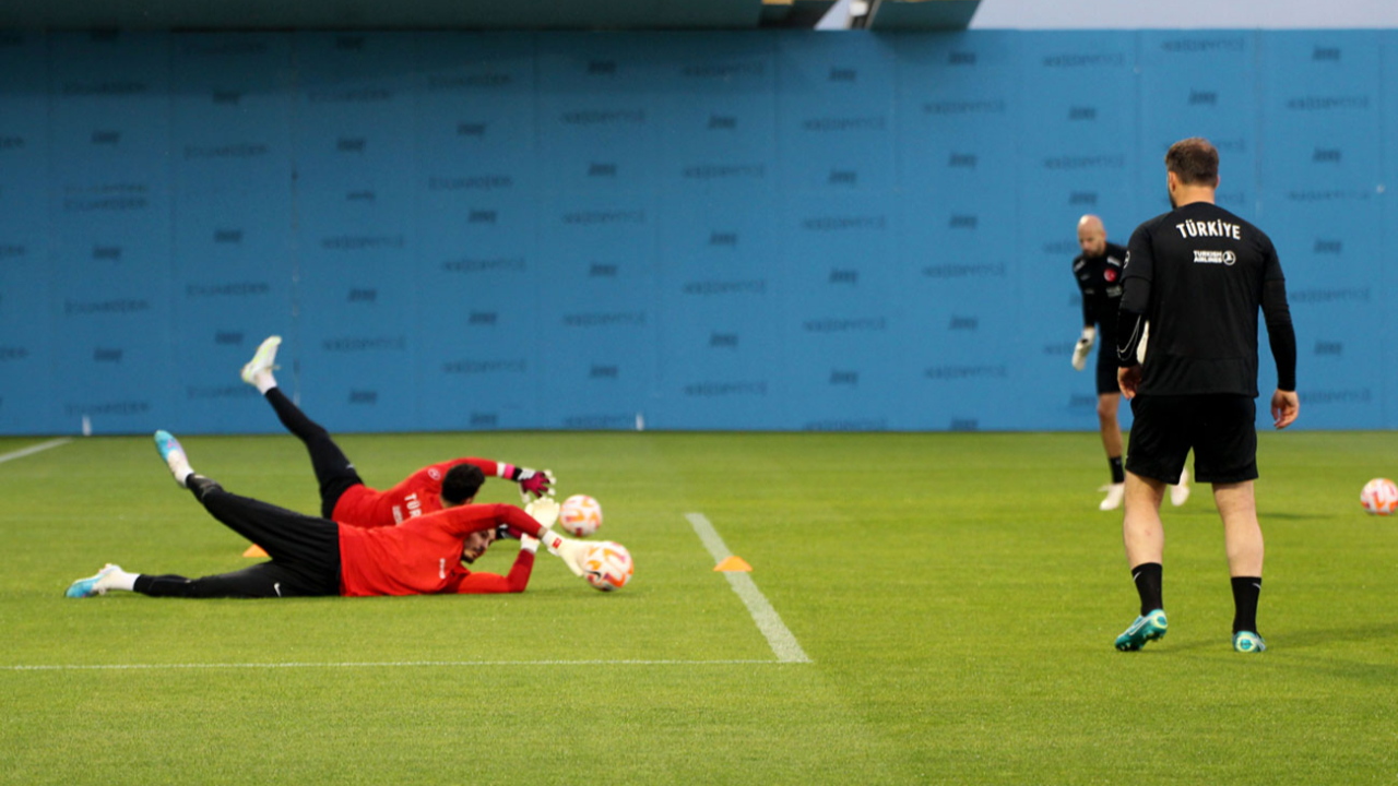 A Milli Futbol Takımı, Samsun'daki ilk antrenmanını yaptı