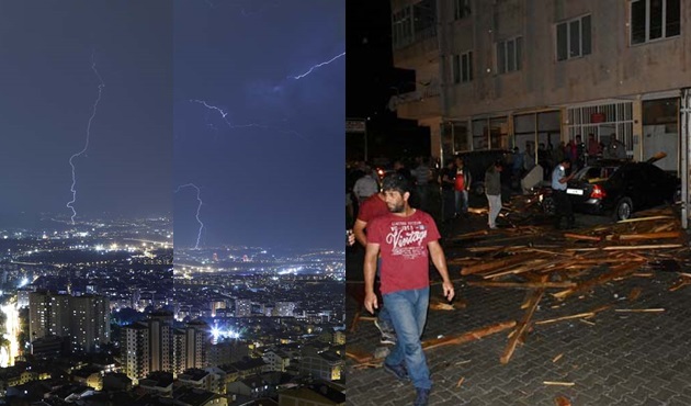 Meteoroloji uyarmıştı! 3 şehri fırtına vurdu!