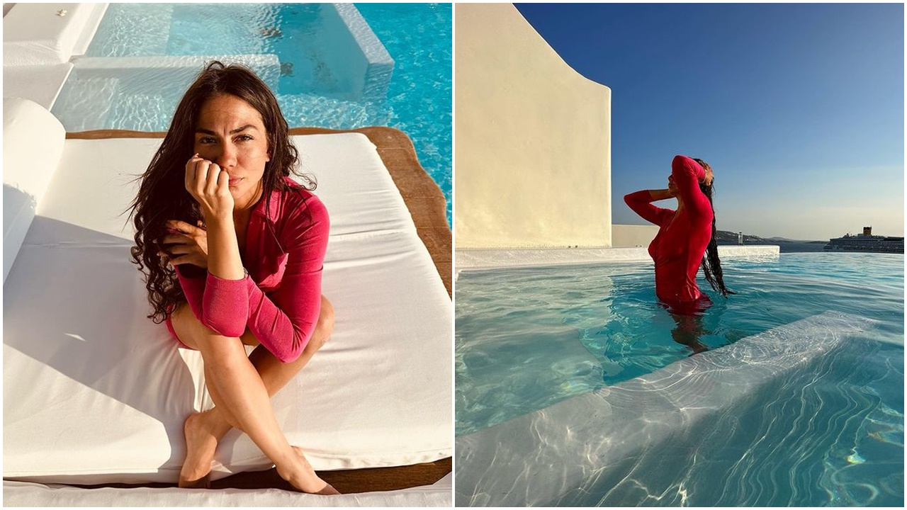 Demet Özdemir'den sosyal medyayı sallayan tatil pozları!