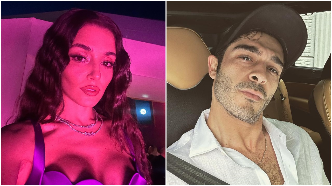 Hande Erçel ve Burak Deniz'den 'İki Yabancı' dizisi kutlaması!