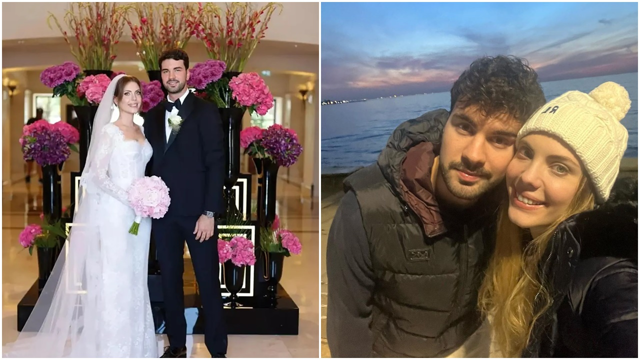 Yasak Elma dizisinin Yıldız'ı Eda Ece Buğrahan Tuncer ile evlendi! İşte yılın düğününden kareler
