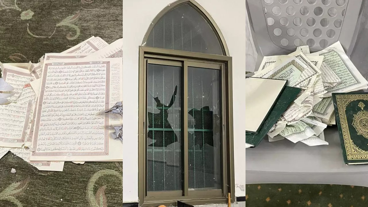 Yahudi yerleşimciler bunu da yaptı! Kur'an-ı Kerim'e alçak saldırı...